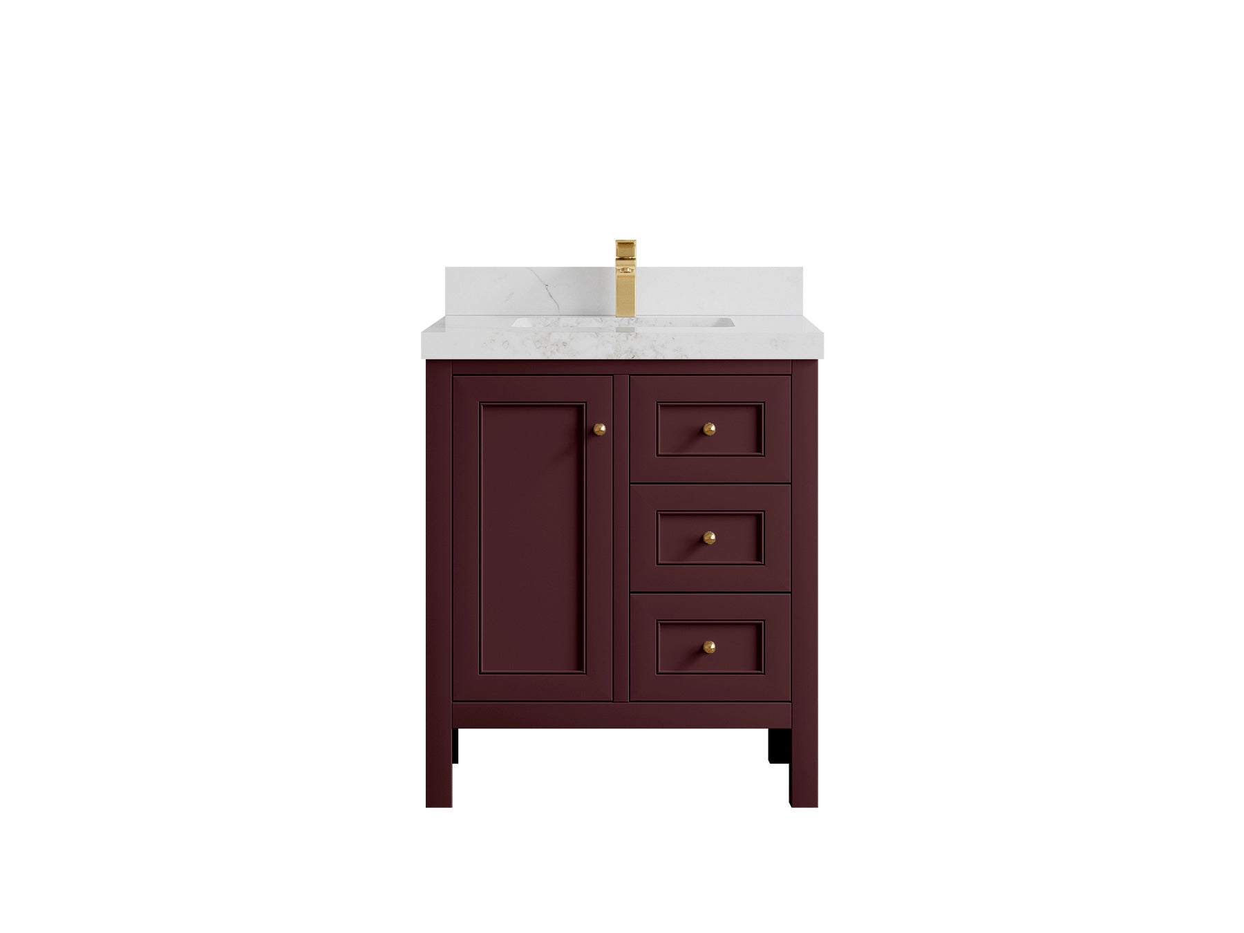 Nashville 30 in. W x 22 in. D Single Sink Bathroom Vanity - Willow Bath and Vanity