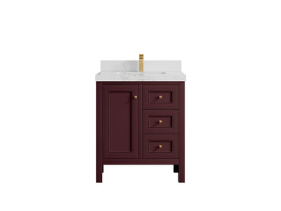 Nashville 30 in. W x 22 in. D Single Sink Bathroom Vanity - Willow Bath and Vanity