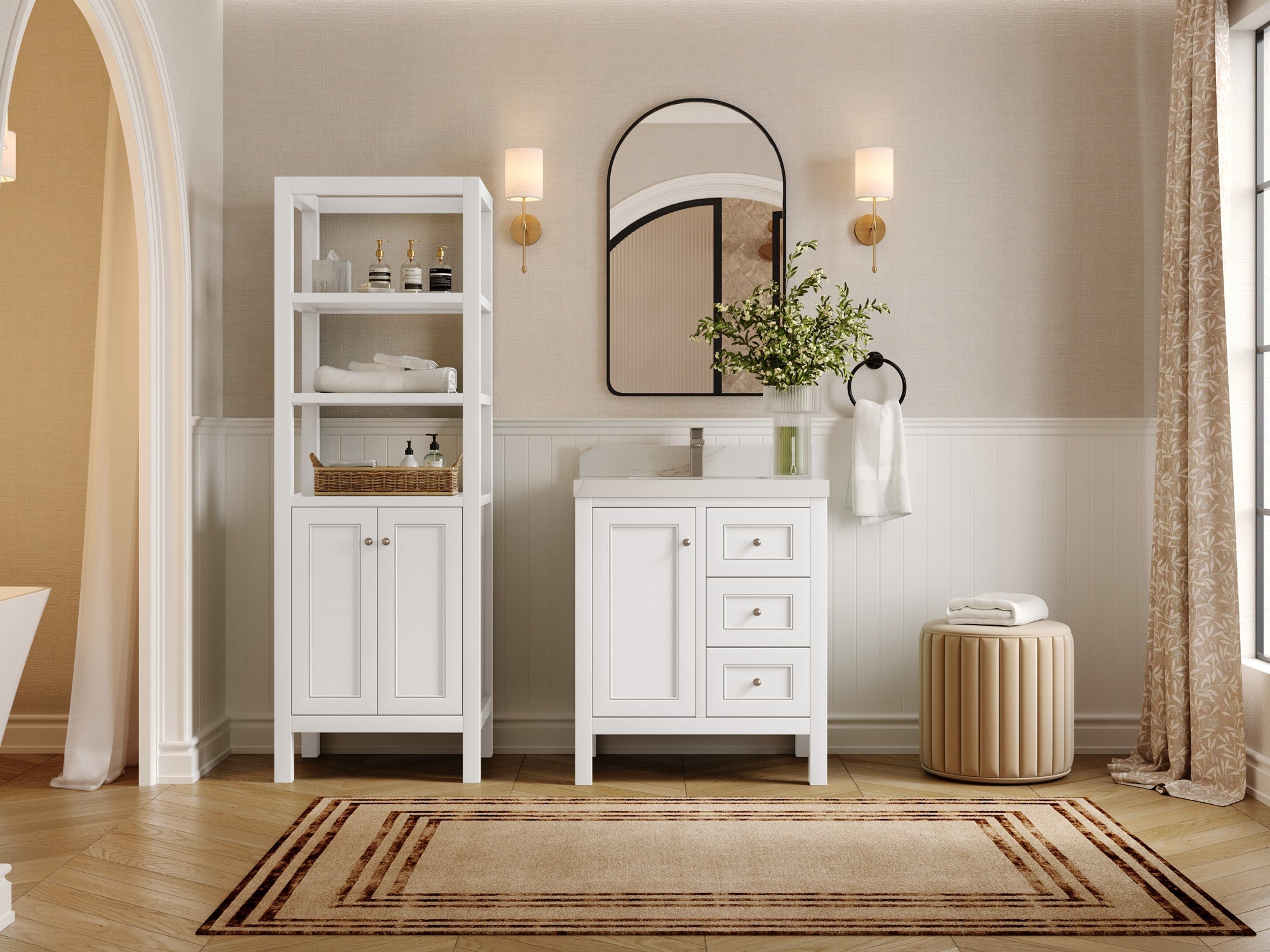 Nashville 30 in. W x 22 in. D Single Sink Bathroom Vanity - Willow Bath and Vanity