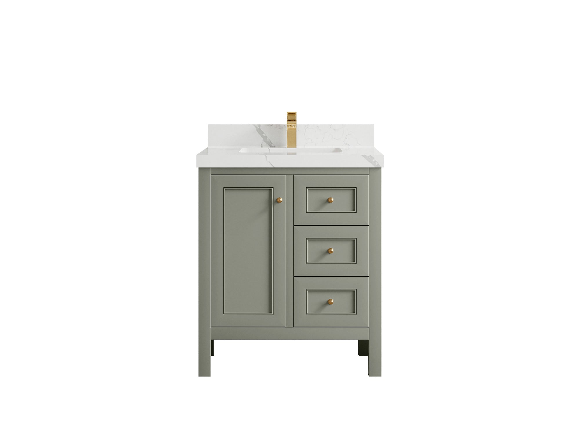 Nashville 30 in. W x 22 in. D Single Sink Bathroom Vanity - Willow Bath and Vanity