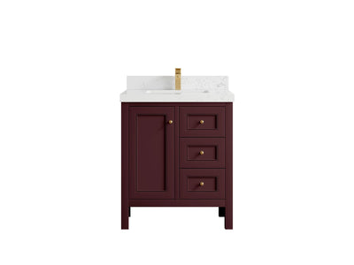 Nashville 30 in. W x 22 in. D Single Sink Bathroom Vanity - Willow Bath and Vanity