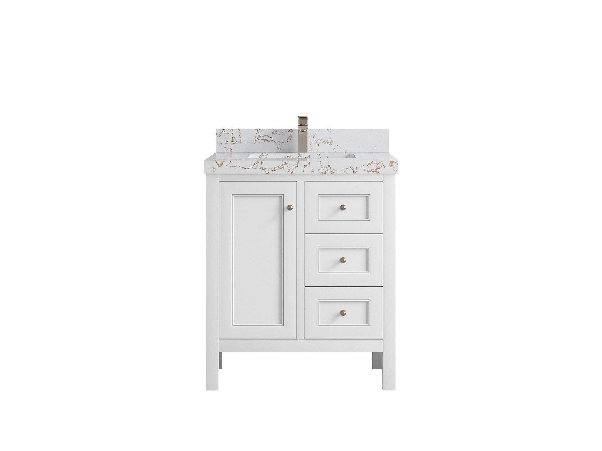 Nashville 30 in. W x 22 in. D Single Sink Bathroom Vanity - Willow Bath and Vanity