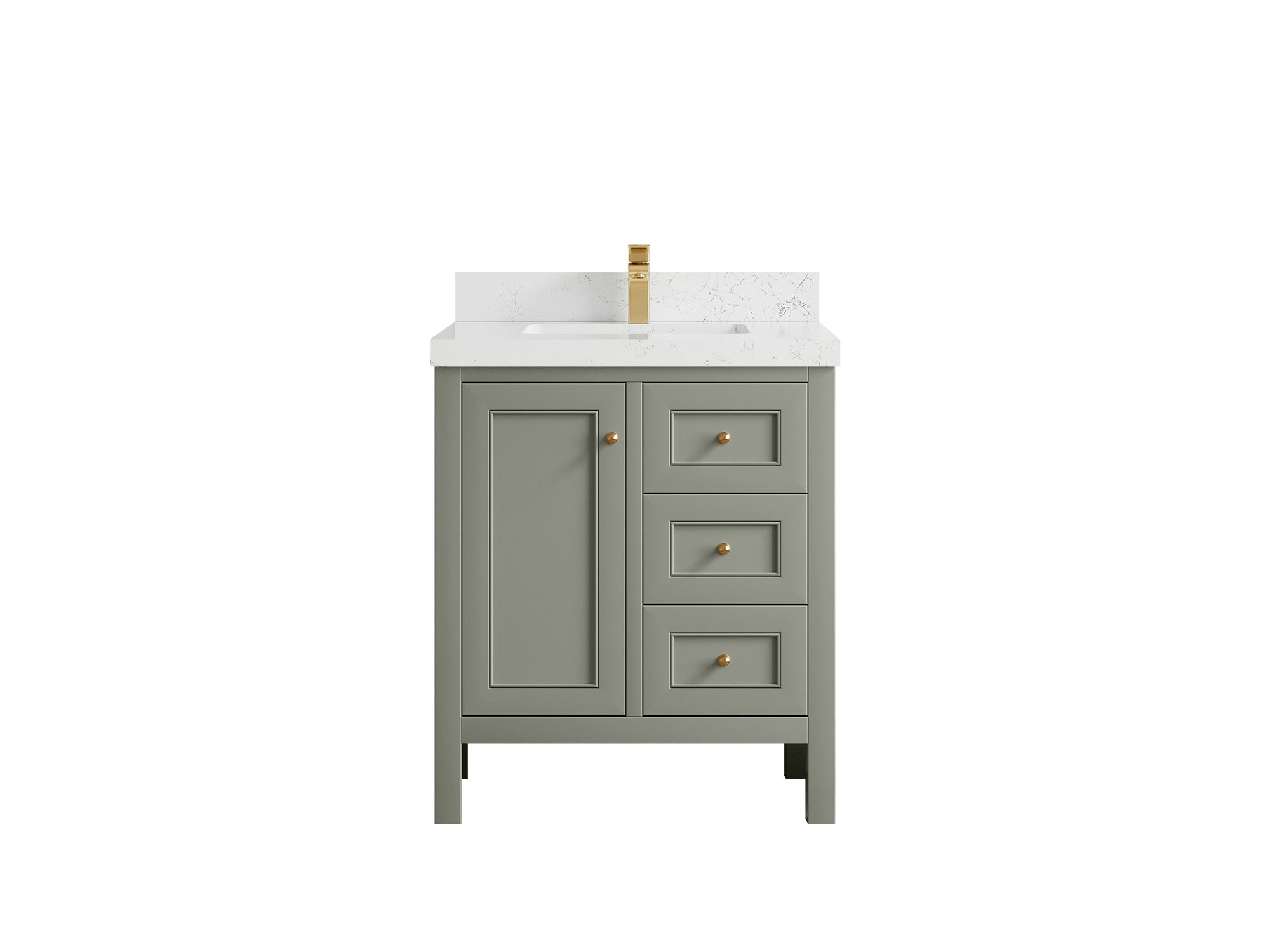 Nashville 30 in. W x 22 in. D Single Sink Bathroom Vanity - Willow Bath and Vanity