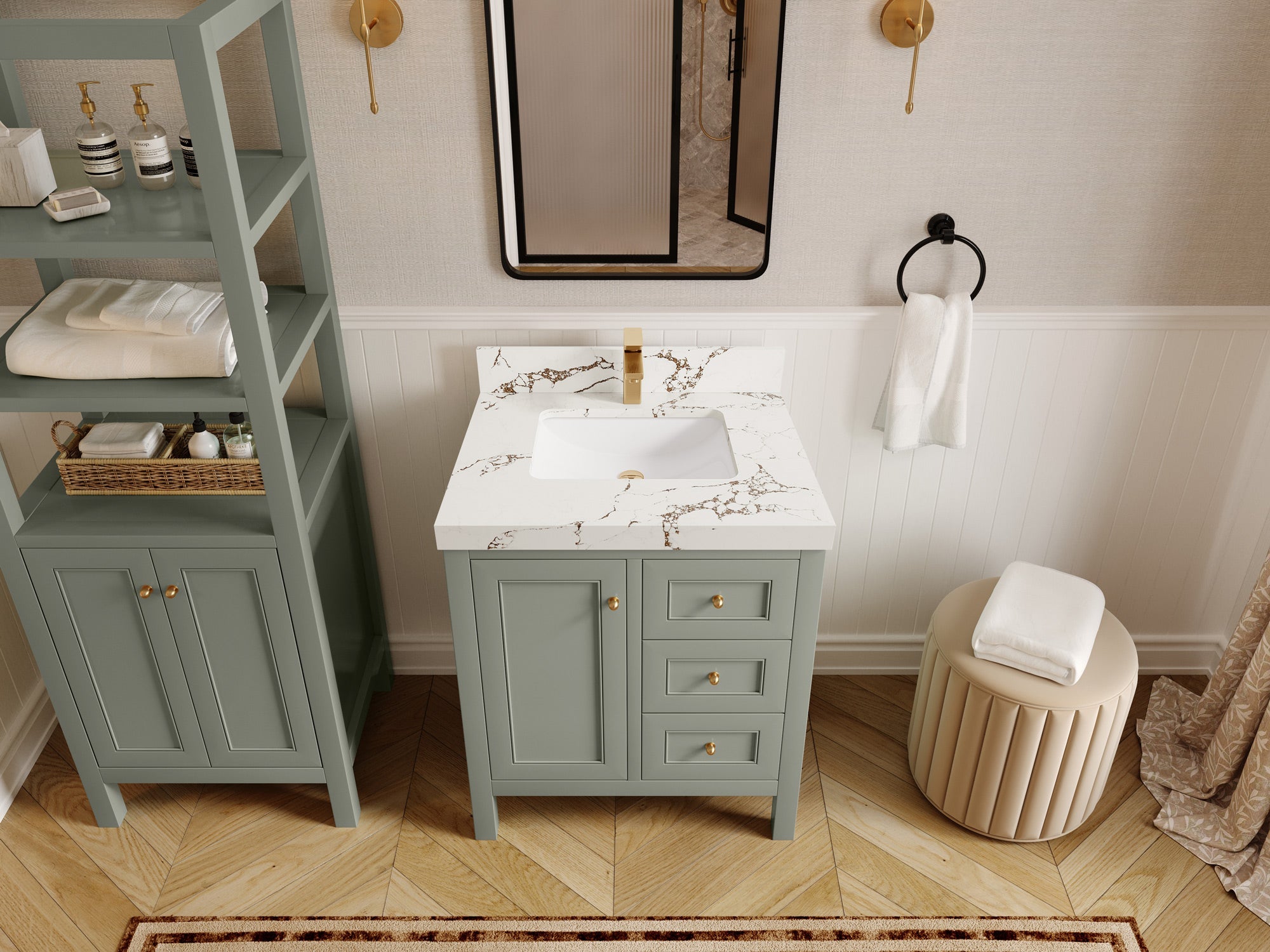 Nashville 30 in. W x 22 in. D Single Sink Bathroom Vanity - Willow Bath and Vanity