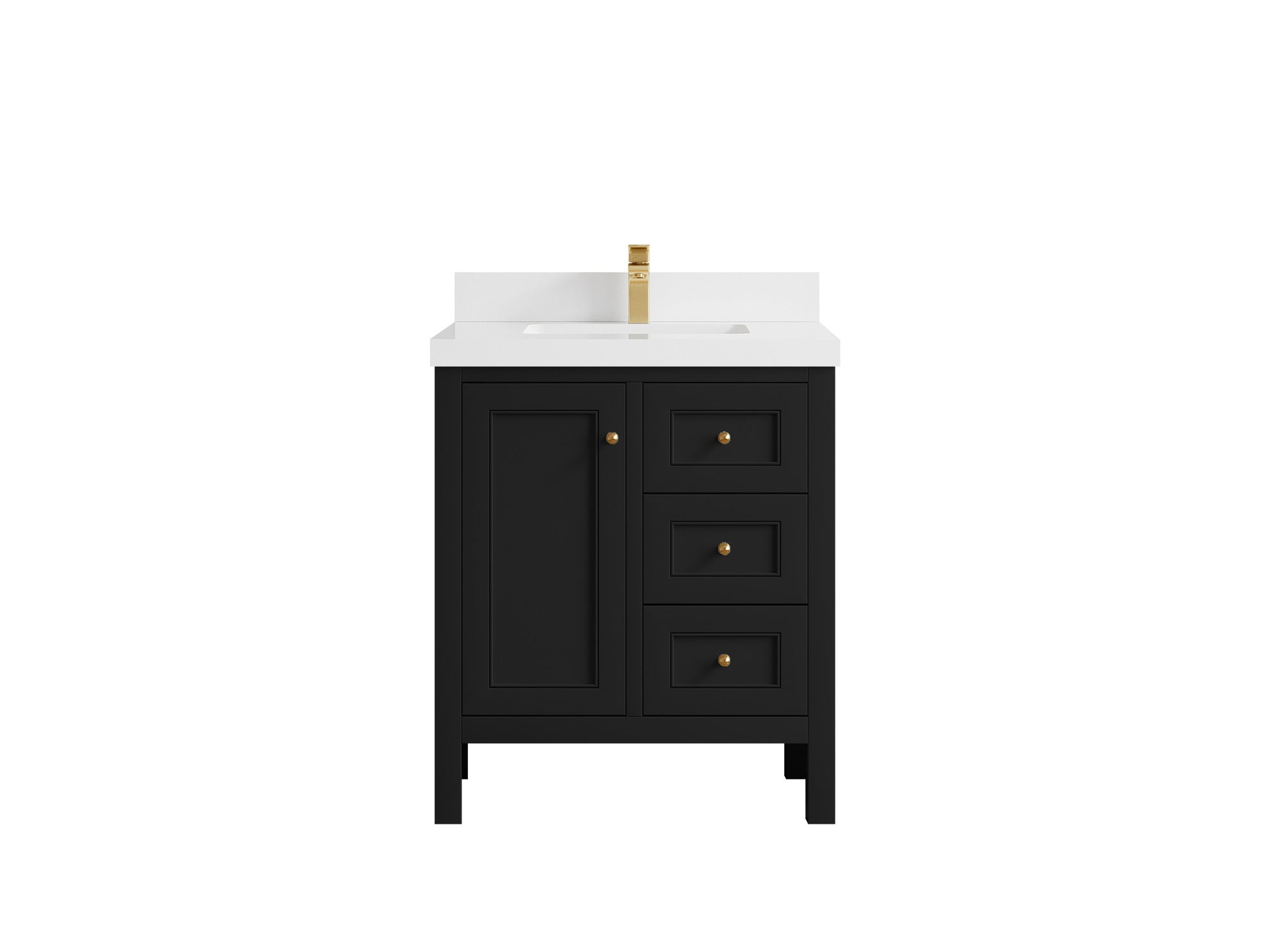 Nashville 30 in. W x 22 in. D Single Sink Bathroom Vanity - Willow Bath and Vanity