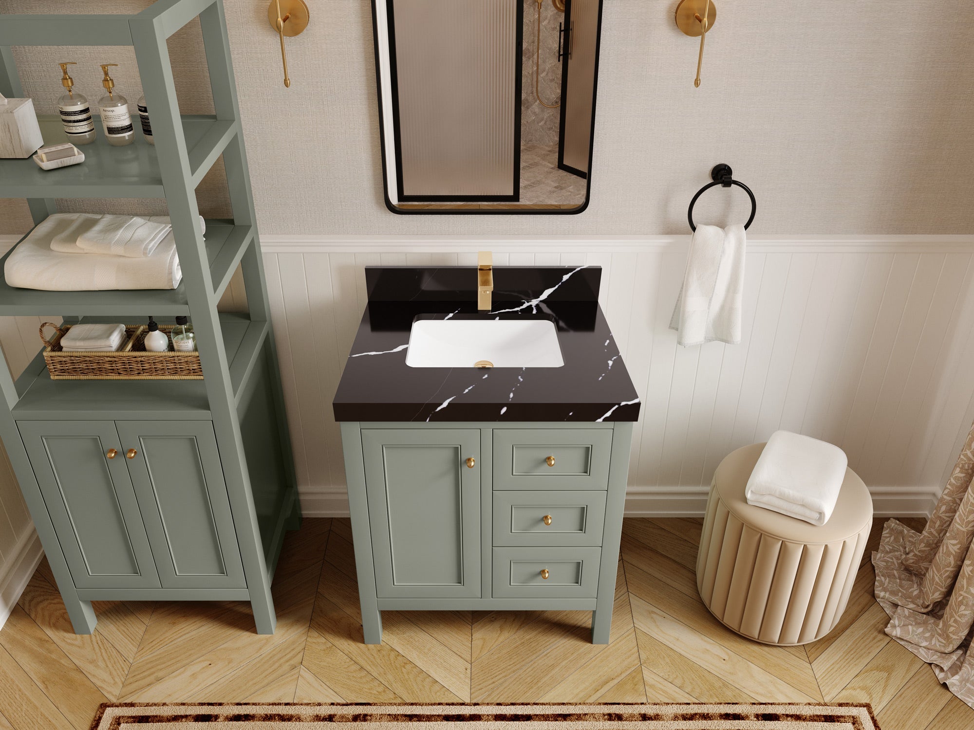 Nashville 30 in. W x 22 in. D Single Sink Bathroom Vanity - Willow Bath and Vanity