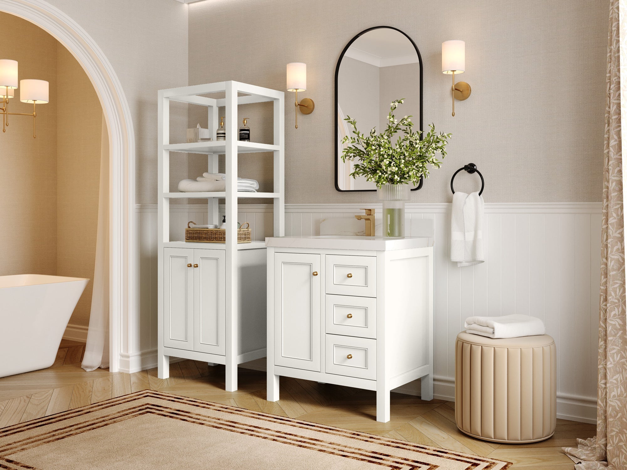 Nashville 30 in. W x 22 in. D Single Sink Bathroom Vanity - Willow Bath and Vanity
