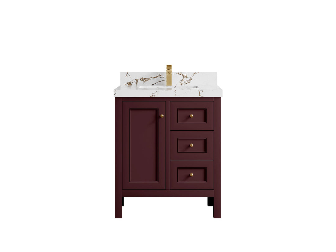 Nashville 30 in. W x 22 in. D Single Sink Bathroom Vanity - Willow Bath and Vanity