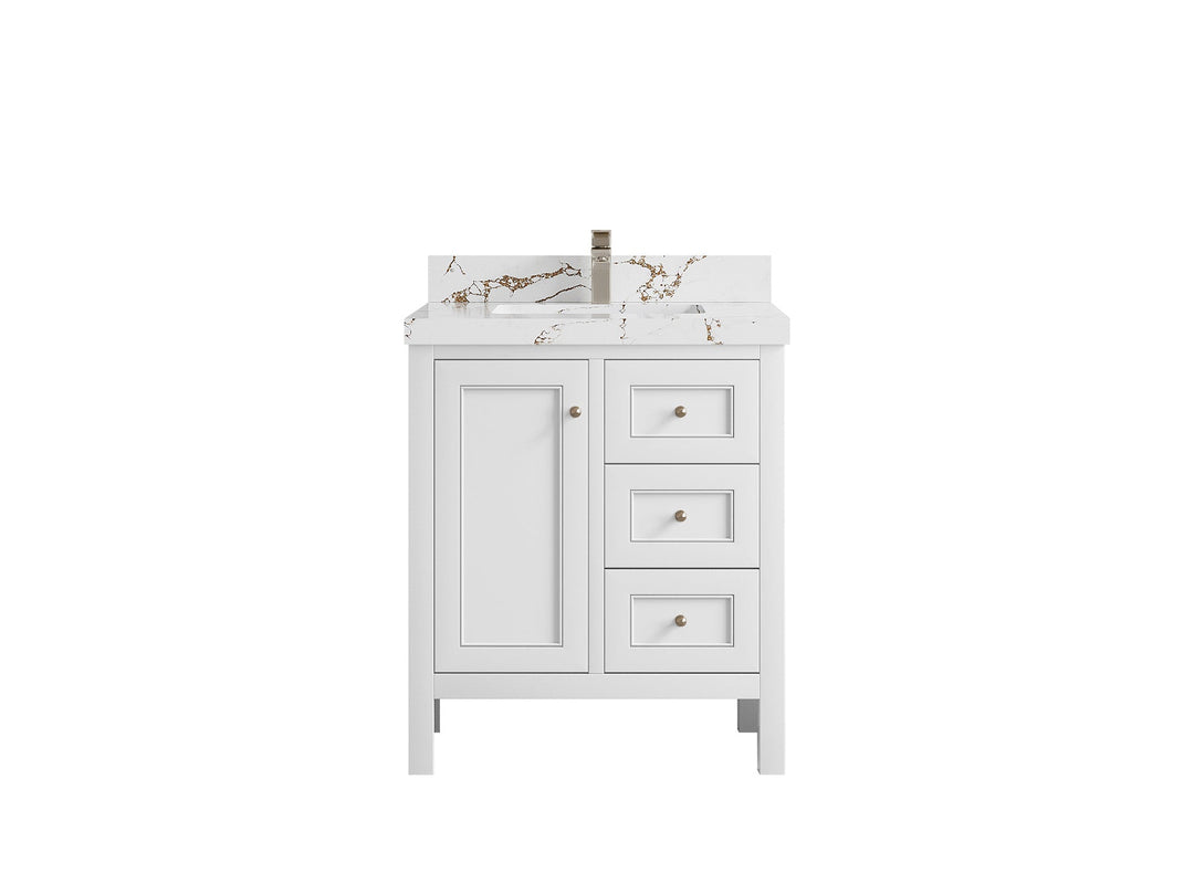 Nashville 30 in. W x 22 in. D Single Sink Bathroom Vanity - Willow Bath and Vanity