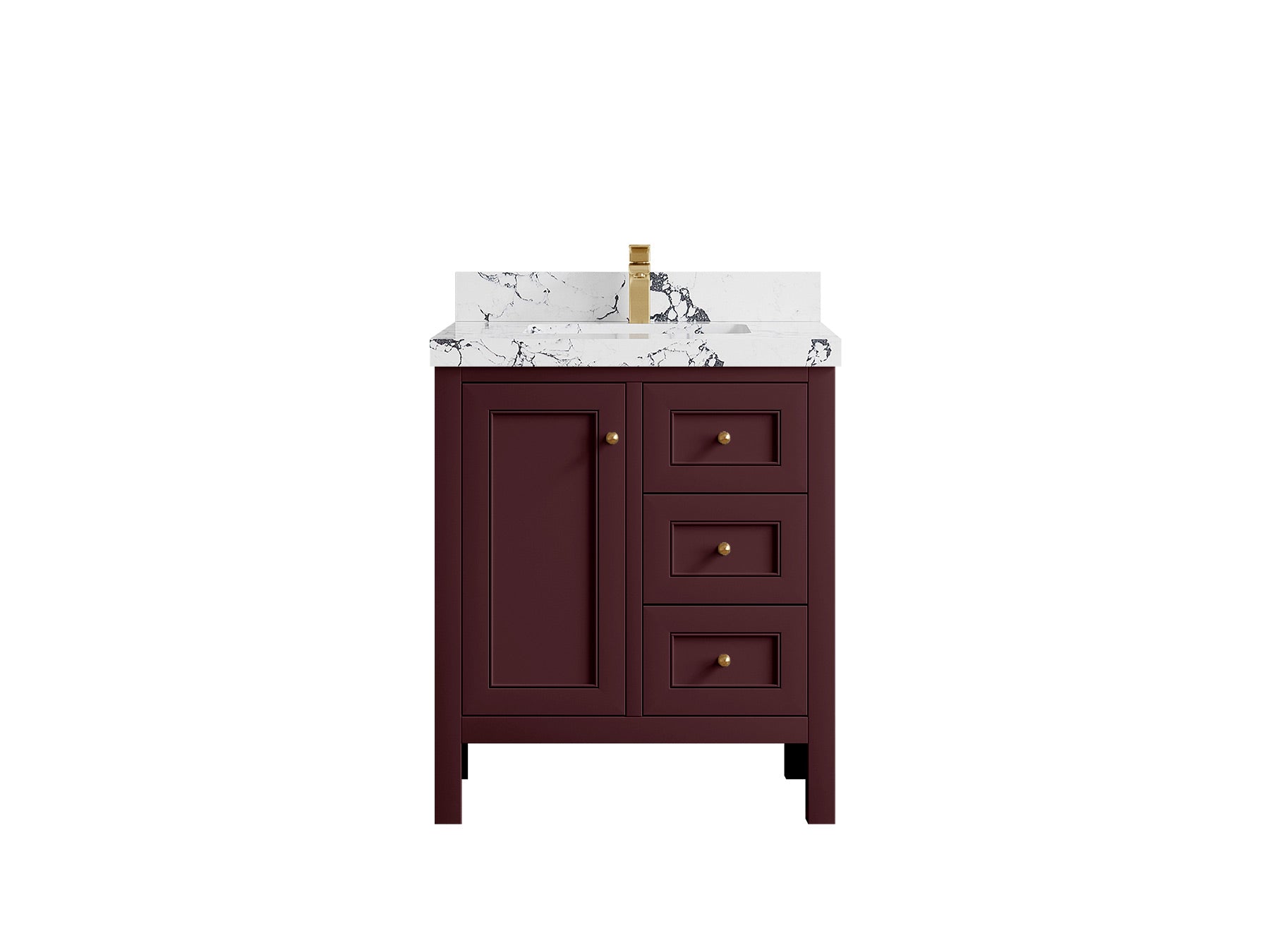 Nashville 30 in. W x 22 in. D Single Sink Bathroom Vanity - Willow Bath and Vanity