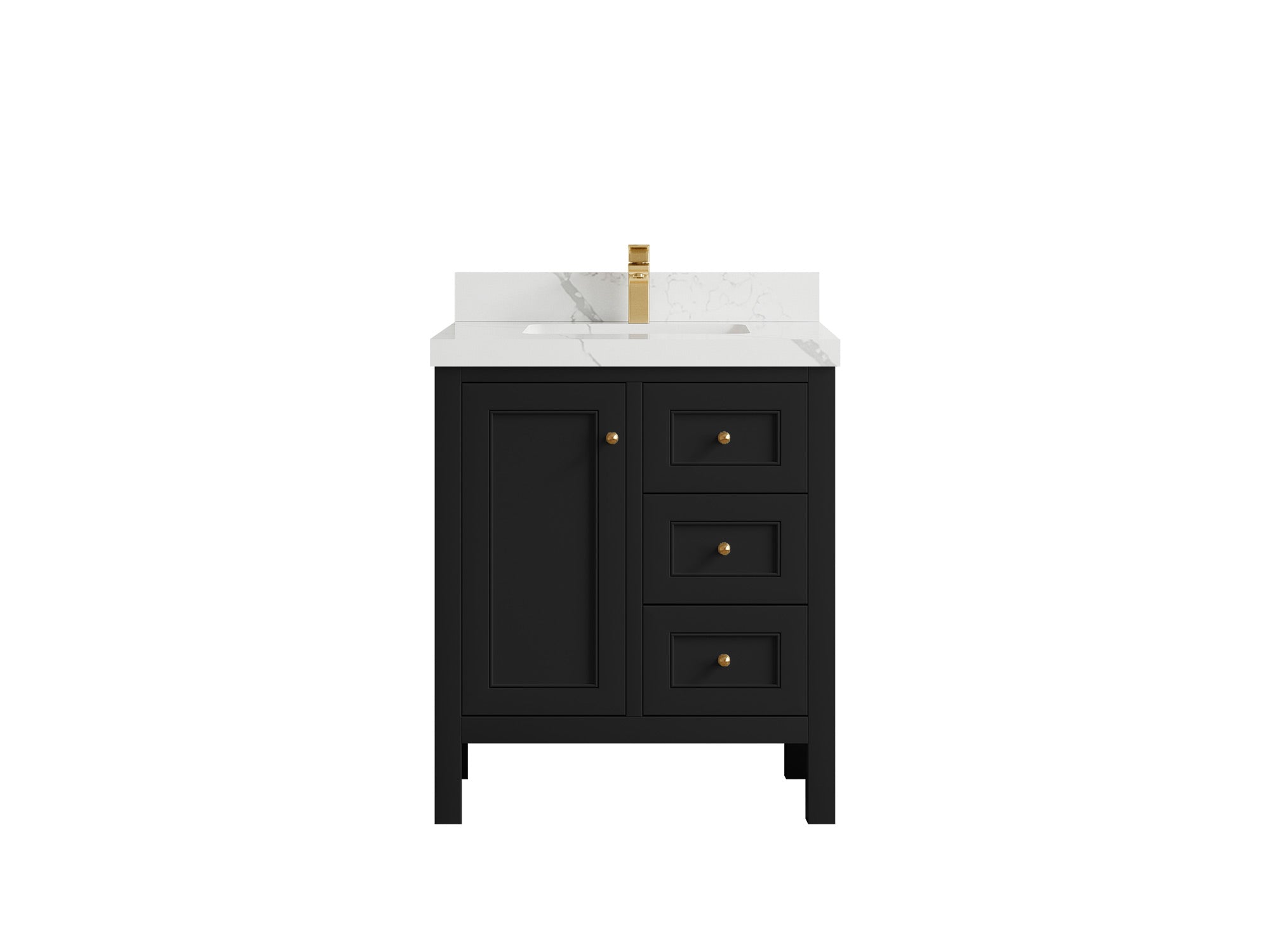 Nashville 30 in. W x 22 in. D Single Sink Bathroom Vanity - Willow Bath and Vanity