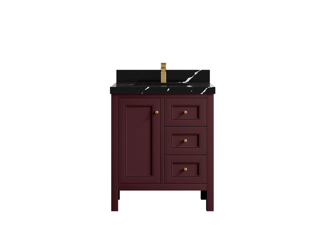 Nashville 30 in. W x 22 in. D Single Sink Bathroom Vanity - Willow Bath and Vanity
