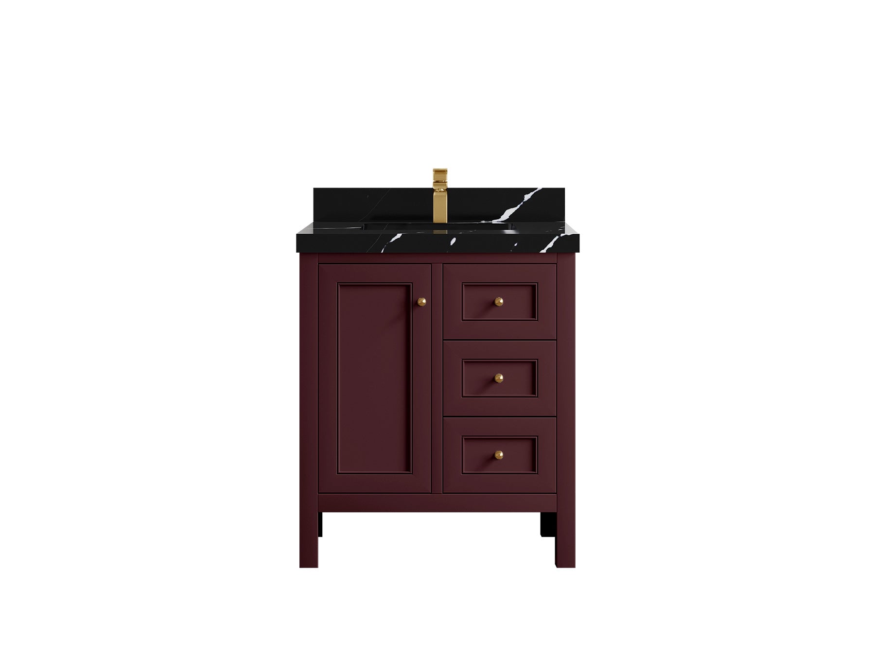 Nashville 30 in. W x 22 in. D Single Sink Bathroom Vanity - Willow Bath and Vanity
