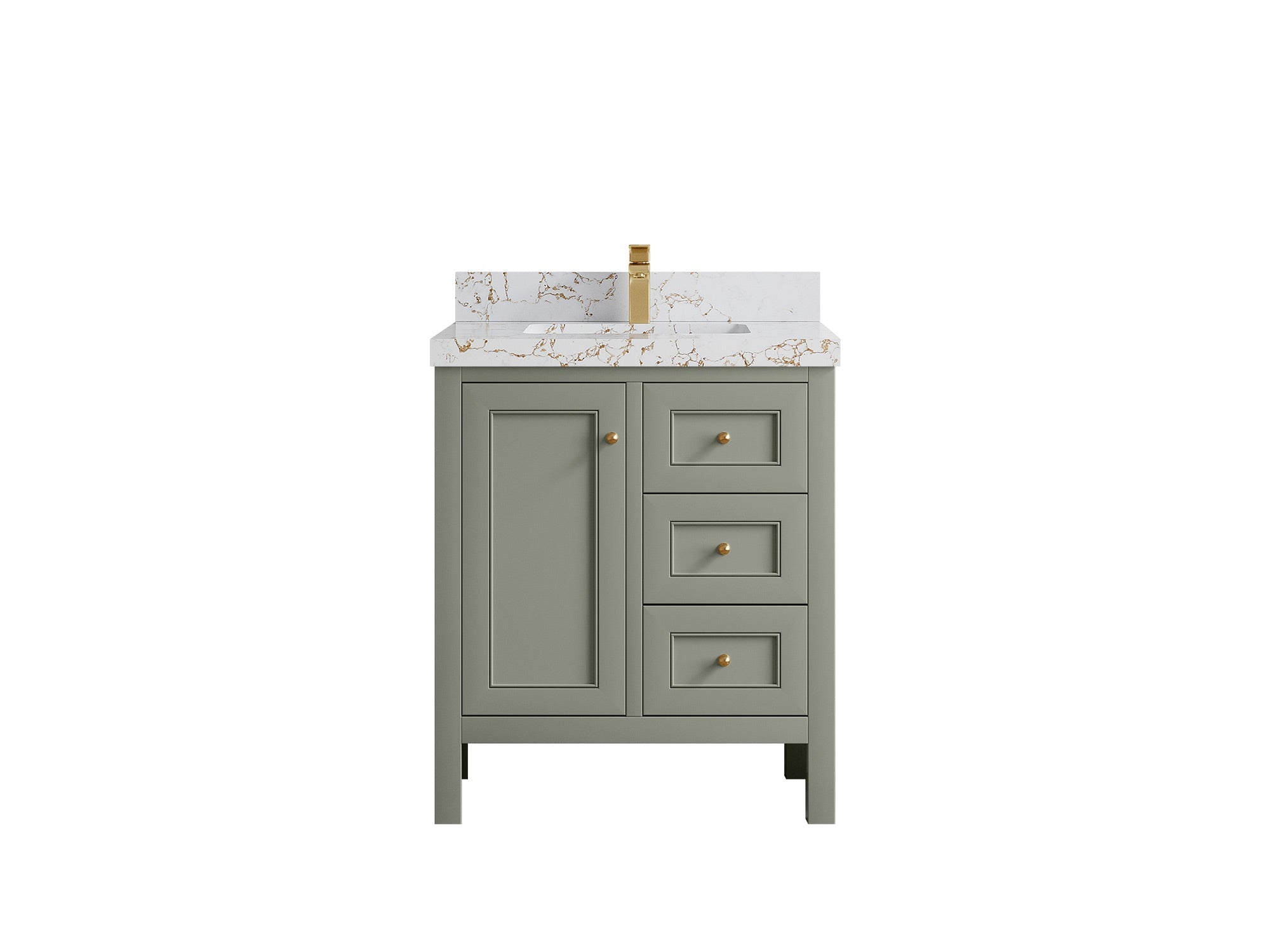 Nashville 30 in. W x 22 in. D Single Sink Bathroom Vanity - Willow Bath and Vanity