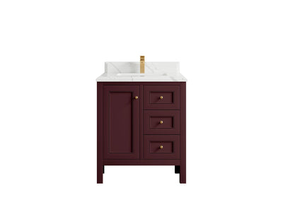 Nashville 30 in. W x 22 in. D Single Sink Bathroom Vanity - Willow Bath and Vanity