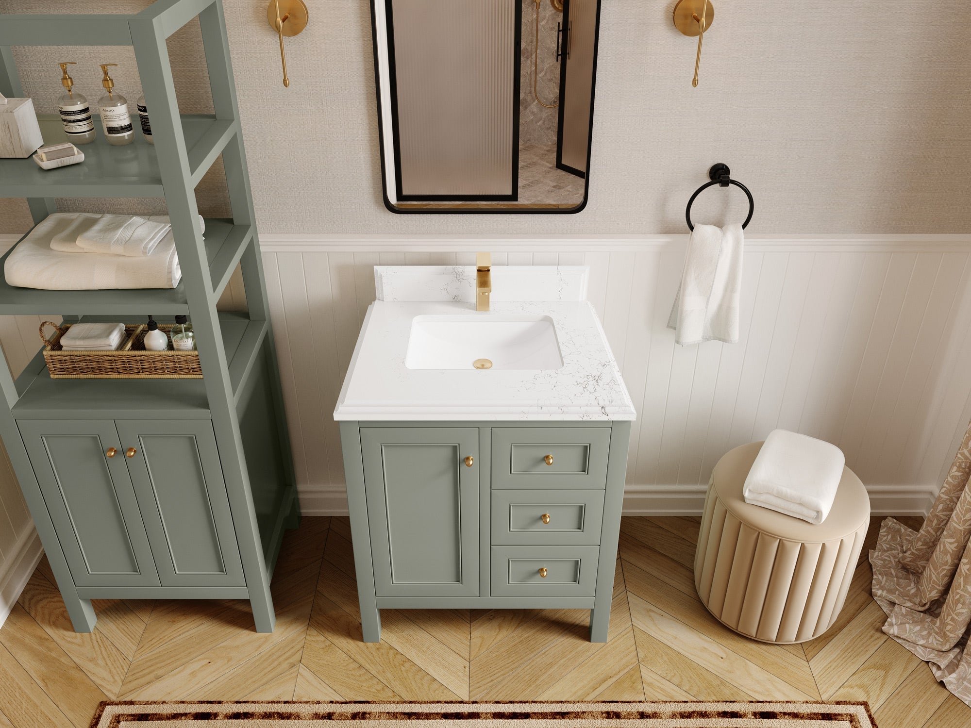 Nashville 30 in. W x 22 in. D Single Sink Bathroom Vanity - Willow Bath and Vanity