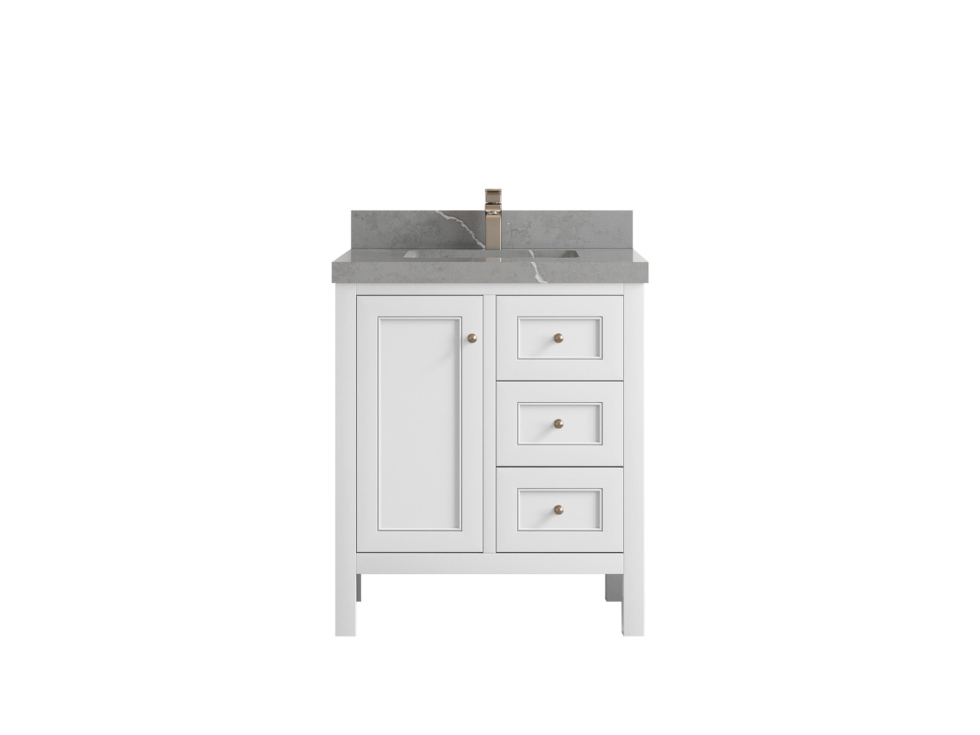 Nashville 30 in. W x 22 in. D Single Sink Bathroom Vanity - Willow Bath and Vanity