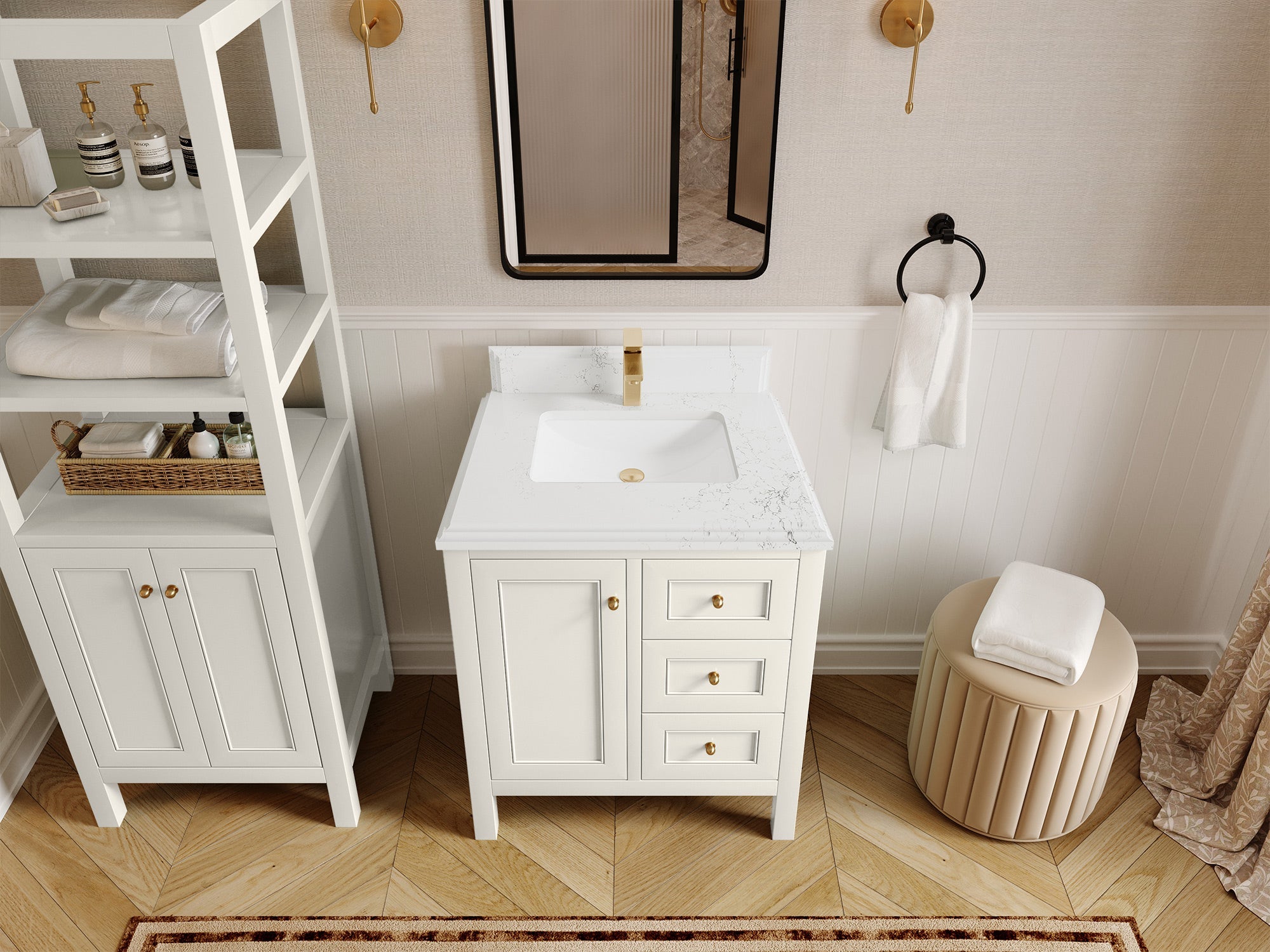 Nashville 30 in. W x 22 in. D Single Sink Bathroom Vanity - Willow Bath and Vanity