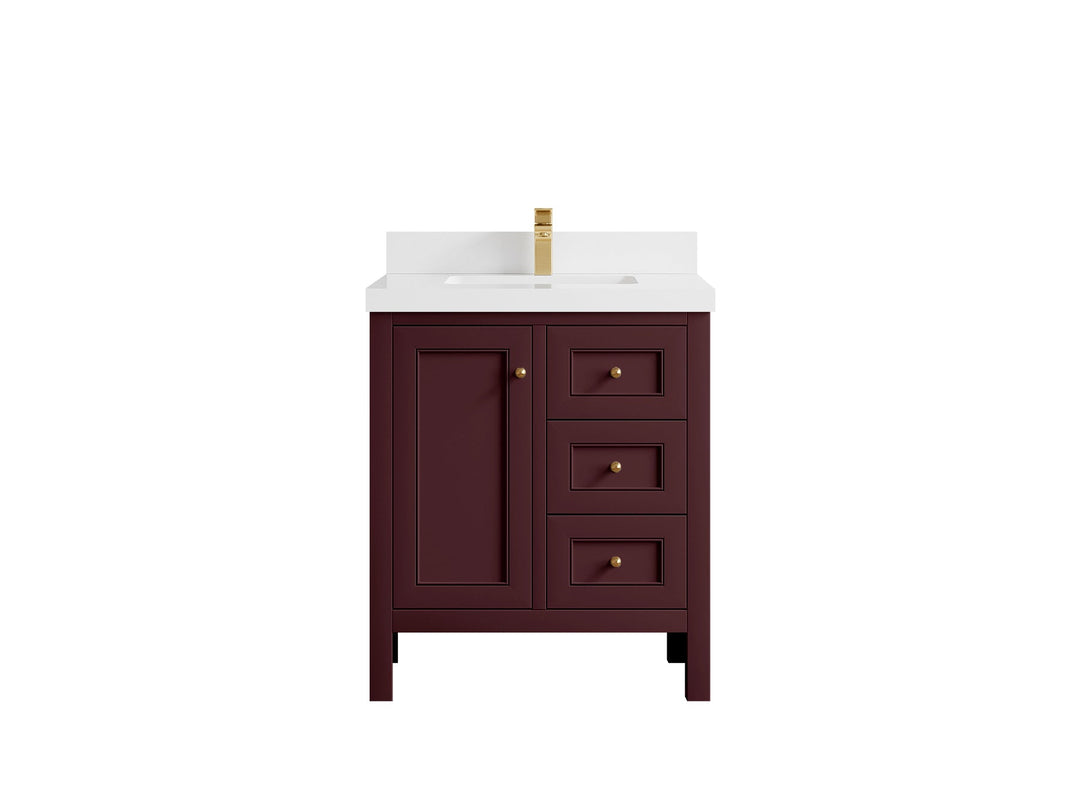 Nashville 30 in. W x 22 in. D Single Sink Bathroom Vanity - Willow Bath and Vanity