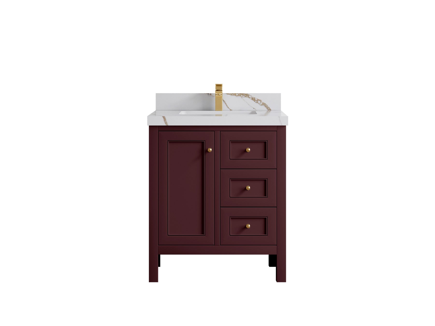 Nashville 30 in. W x 22 in. D Single Sink Bathroom Vanity - Willow Bath and Vanity