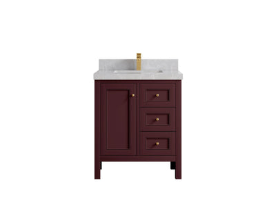 Nashville 30 in. W x 22 in. D Single Sink Bathroom Vanity - Willow Bath and Vanity