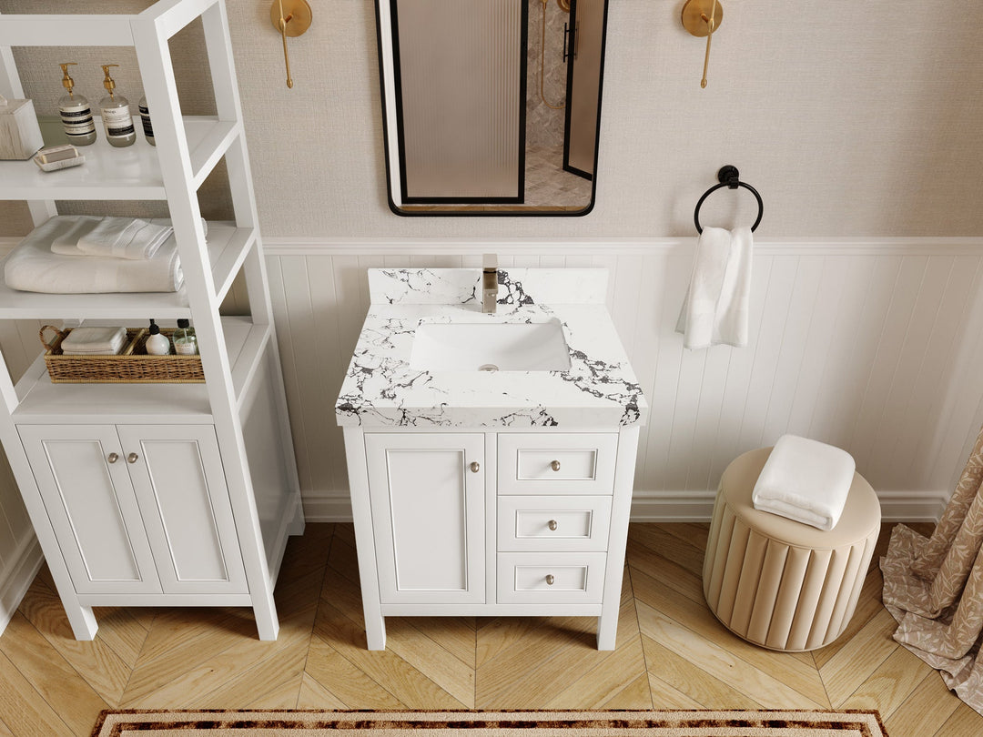 Nashville 30 in. W x 22 in. D Single Sink Bathroom Vanity - Willow Bath and Vanity