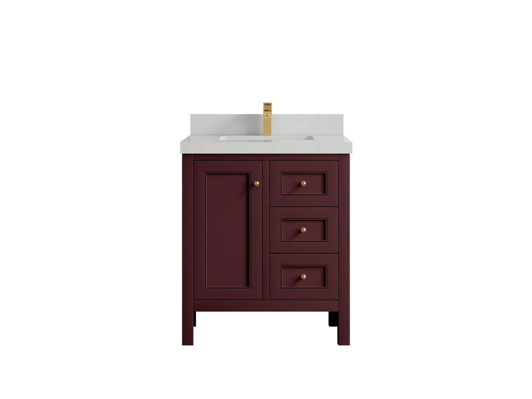 Nashville 30 in. W x 22 in. D Single Sink Bathroom Vanity - Willow Bath and Vanity