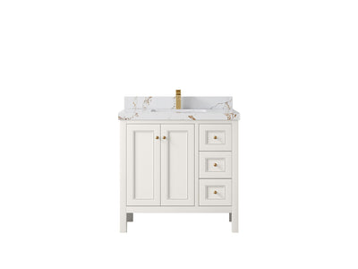Nashville 36 in. W x 22 in. D Center Sink Bathroom Vanity - Willow Bath and Vanity