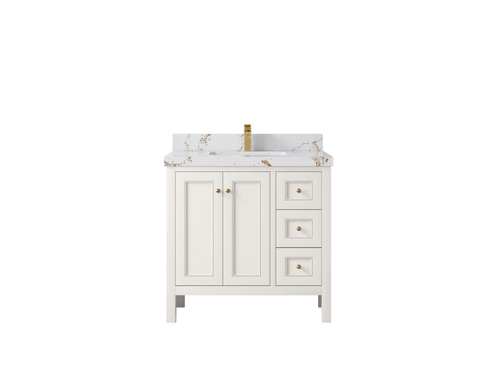 Nashville 36 in. W x 22 in. D Center Sink Bathroom Vanity - photo 47