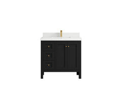 Nashville 36 in. W x 22 in. D Center Sink Bathroom Vanity - photo 33