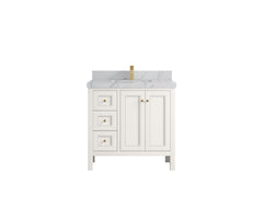 Nashville 36 in. W x 22 in. D Center Sink Bathroom Vanity - photo 13
