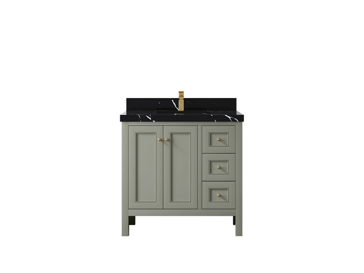 Nashville 36 in. W x 22 in. D Center Sink Bathroom Vanity - photo 17