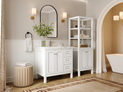 Nashville 36 in. W x 22 in. D Center Sink Bathroom Vanity - Willow Bath and Vanity