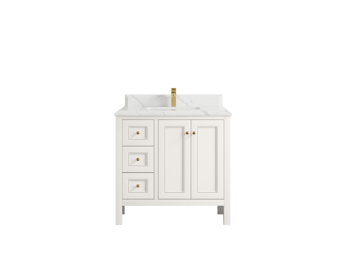 Nashville 36 in. W x 22 in. D Center Sink Bathroom Vanity - Willow Bath and Vanity