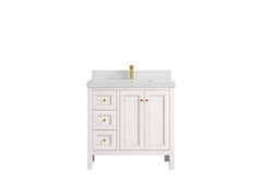 Nashville 36 in. W x 22 in. D Center Sink Bathroom Vanity - photo 39