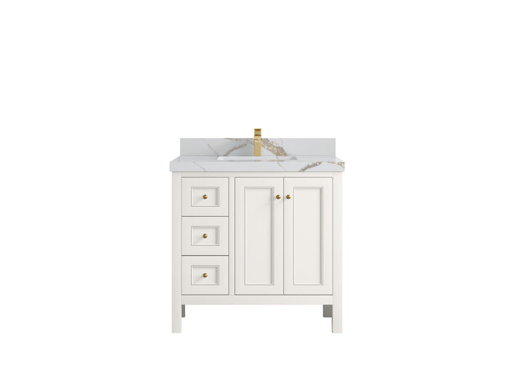 Nashville 36 in. W x 22 in. D Center Sink Bathroom Vanity - photo 19
