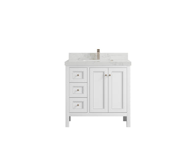 Nashville 36 in. W x 22 in. D Center Sink Bathroom Vanity - Willow Bath and Vanity