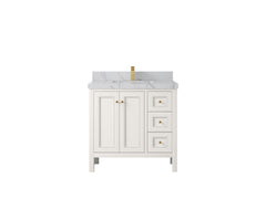Nashville 36 in. W x 22 in. D Center Sink Bathroom Vanity - photo 13