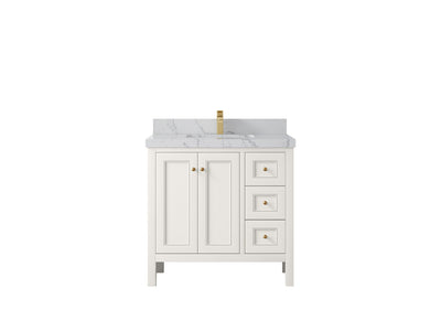Nashville 36 in. W x 22 in. D Center Sink Bathroom Vanity - Willow Bath and Vanity