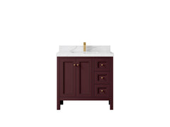 Nashville 36 in. W x 22 in. D Center Sink Bathroom Vanity - photo 33