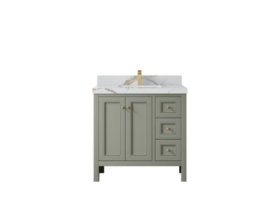 Nashville 36 in. W x 22 in. D Center Sink Bathroom Vanity - Willow Bath and Vanity