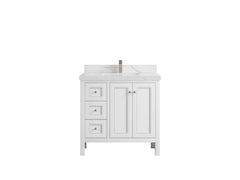 Nashville 36 in. W x 22 in. D Center Sink Bathroom Vanity - photo 20