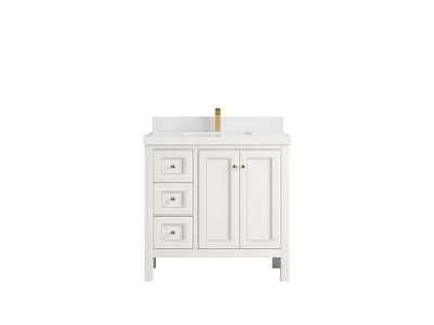 Nashville 36 in. W x 22 in. D Center Sink Bathroom Vanity - Willow Bath and Vanity
