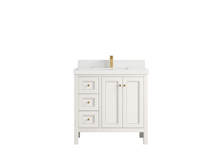 Nashville 36 in. W x 22 in. D Center Sink Bathroom Vanity - photo 15