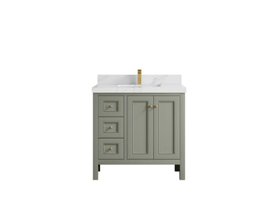 Nashville 36 in. W x 22 in. D Center Sink Bathroom Vanity - Willow Bath and Vanity