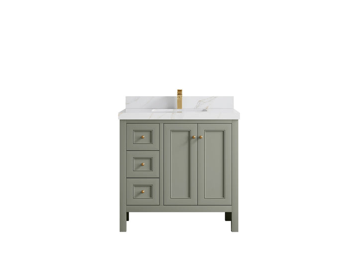 Nashville 36 in. W x 22 in. D Center Sink Bathroom Vanity - photo 27