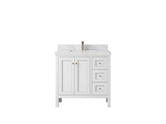 Nashville 36 in. W x 22 in. D Center Sink Bathroom Vanity - photo 27