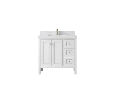 Nashville 36 in. W x 22 in. D Center Sink Bathroom Vanity - Willow Bath and Vanity