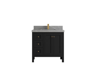 Nashville 36 in. W x 22 in. D Center Sink Bathroom Vanity - Willow Bath and Vanity