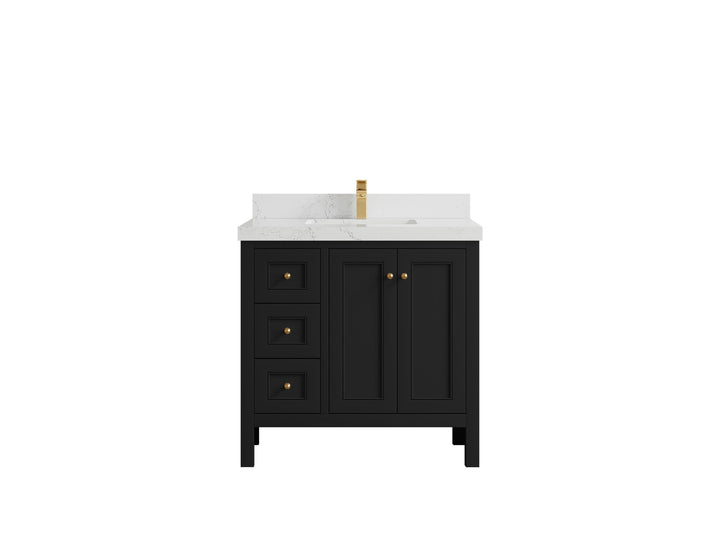 Nashville 36 in. W x 22 in. D Center Sink Bathroom Vanity - photo 27
